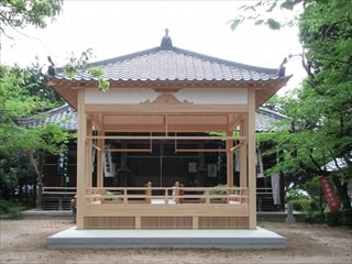 蔵王堂 光福寺 拝殿建立工事
