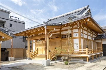 西山禅林寺派 興國山 西寺本堂建立工事